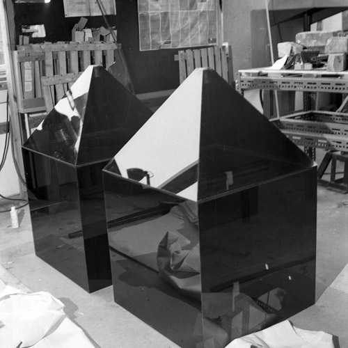perspex pyramid by Paul Reece